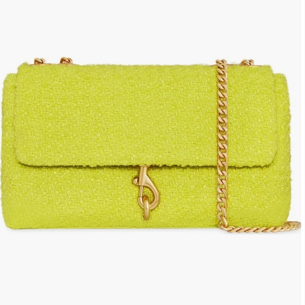 Medium Edie Tweed Convertible Crossbody Bag Rebecca Minkoff